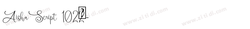 AishaScript 1022字体转换